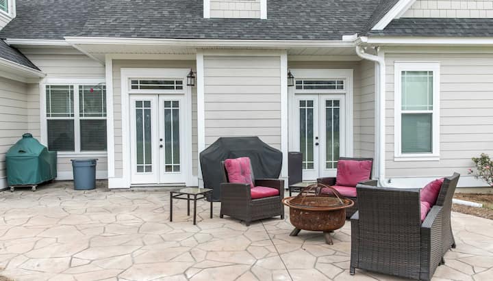 Create a Beautiful Stamped Concrete Patio in Fredericksburg, Virginia area!